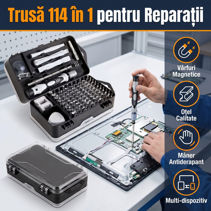 Trusă Multifuncțională cu 114-piese-în-1