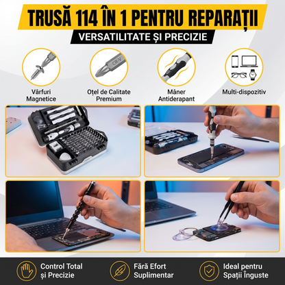 Trusă Multifuncțională cu 114-piese-în-1